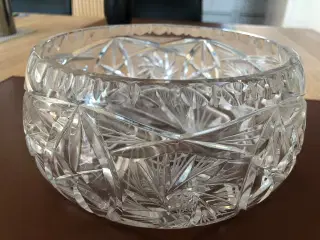 Krystal skål