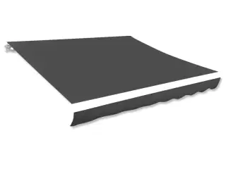 Markisedug 500x300 cm antracitgrå