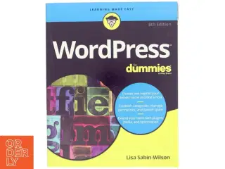 'WordPress for dummies' af Lisa Sabin-Wilson (bog)