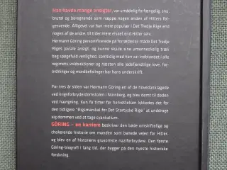 GÖRING - en karriere