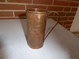 kobber krus 15 cm. høj