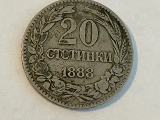 20 Stotinki Bulgaria 1888