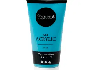 Art Akrylmaling, halvblank, dækkende, turquoise blue, 75ml/ 1 fl.