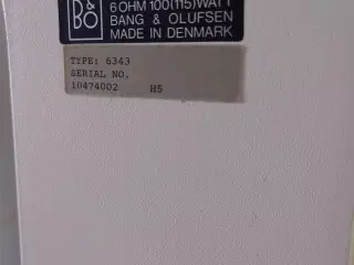 B&O CX100 + ophæng til væg. Spiller fantastisk. 