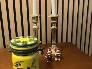 Opbevaringskrukke med låg