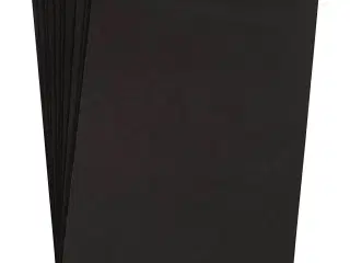 Mosgummi, A4, ark 210x297 mm, tykkelse 2 mm, sort, 10ark/ 1 pk.