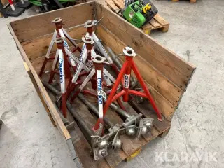 Rørbukke/støttebukke Ridgid VJ-99 6 styk