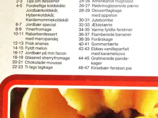 KOGEBOG - Bogen om desserter af Lotte Haveman