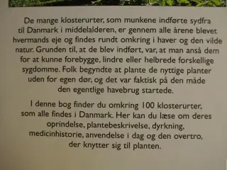 danske klosterurter, af anemette olesen