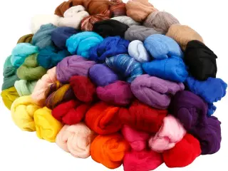100% Merinould - 21 my, Assorterede Farver, 20x20g