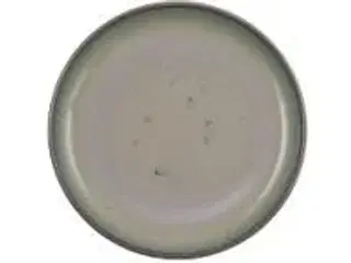 12 stk. Tallerken stentøj kaki 220 mm Rustik