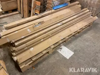 Aluminiums profiler til akustiske vægpaneler 200 styk