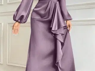 Modely satin festkjole