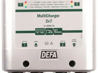 DEFA multicharger 12v 2x7a schuko