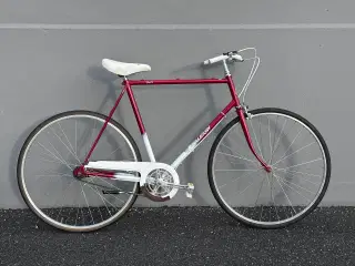 Rød og hvid Raleigh Sprite Oro herre retrocykel