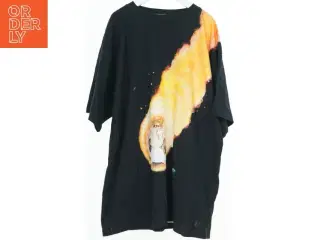 Sort T-shirt med raketprint fra Molo (str. 176)