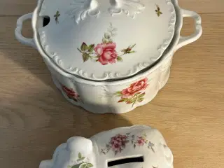 Retro genstande af porcelæn sælges