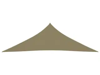 Solsejl 2,5x2,5x3,5 m trekantet oxfordstof beige