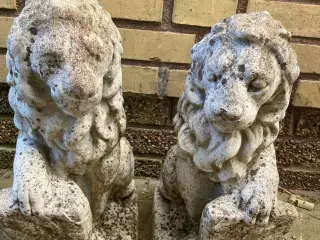 Havefigur løver 2stk