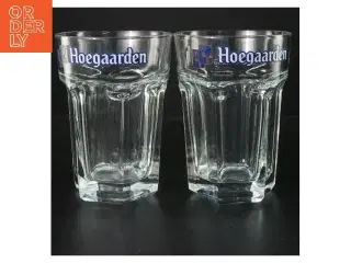 Hoegaarden ølglas fra Hoegaarden (str. Ø 12 cm længde 16,5 cm)
