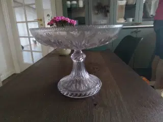 Glas opsats, evt, frugtfad