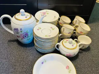 Rosa Rosenborg kaffestel