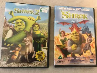 Shrek 1+2 DVD Børnefilm