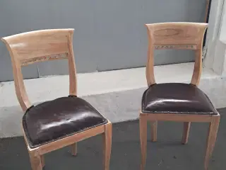2 stk Spisebordsstole 