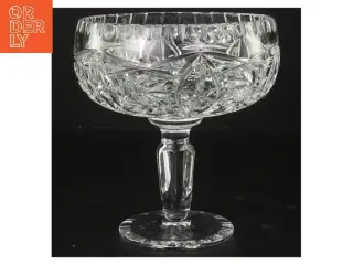 Krystal dessertskål (str. Ø 15 cm)
