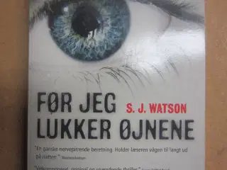 Før jeg lukker øjnene