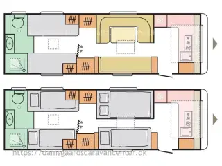 2019 - Adria Alpina 753 HT Enkeltsenge-Alde-Gulvv.-Endebad og køkken