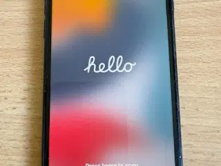 iPhone 7 sort uden ridser eller brugstegn