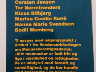 Alle mennesker er født frie og lige : en debatbog 