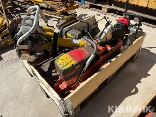 Lot Svingstopper, Kapsav, Skinneskruemaskine, Skinneboremaskine
