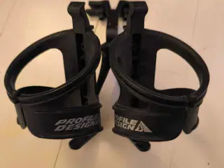 Tri drikkedunks holder til 2 dunke 