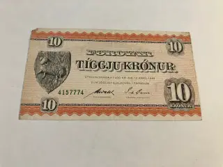 10 Kronur Færøerne