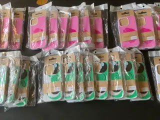 29 stk. Mobilcover ( iPhone cover ) i Pink og Grøn