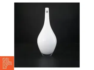 Hvid vase (str. 32 x ø 12 cm)