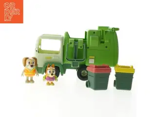 Bluey skraldebil med figurer (str. 23 cm)