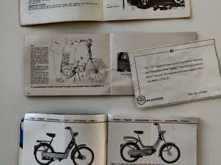 Instruktionsbøger til Piaggio Ciao 1970'rne
