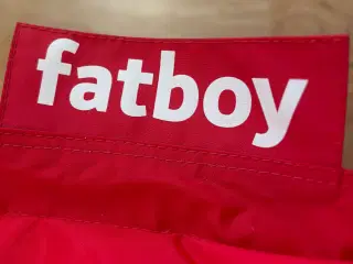 Stor flot Fatboy i rød  180x140 cm