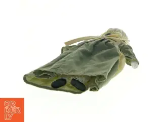 Porcelænsdukke med grøn kjole (str. 19x7 cm)
