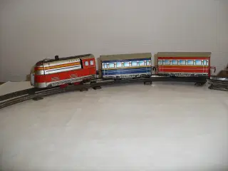 Batteridrevet bliktog fra ca.1950
