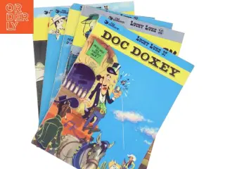 5 stk Lucky Luke bl.a. Doc Doxey af Morris og Goscinny (Bog)