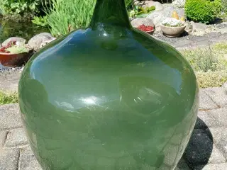 Stor Vinballon i mundblæst glas