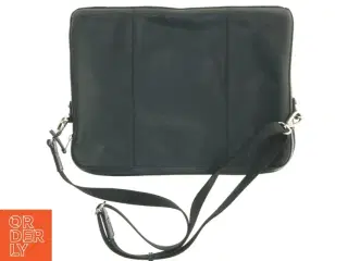 Sort Crossbody skuldertaske i læder fra Adax