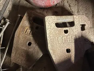 2 stk Frontvægte orig. Ford 