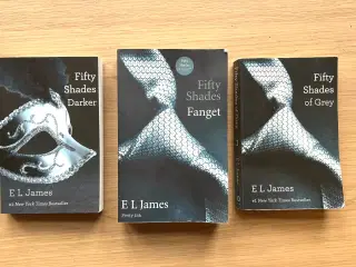 📚 Fifty Shades-trilogien – Bogpakke (Engelsk & Da