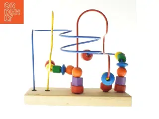Træperle labyrint legetøj fra Kids Wood (str. 30x29 cm)