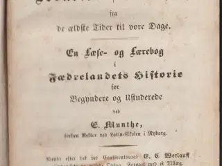 Antik bog " Danske og Norske Levnedsbeskrivelser"